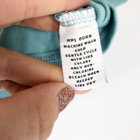 Style & Co stillwater Blue Lace Trim Tank Top XL - Picture 5 of 8